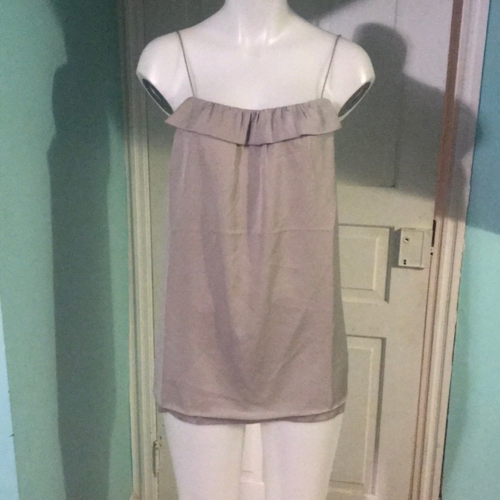 J. Crew Ruffle tank top Sz8
